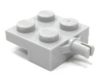 LEGO Platte 2x2 mit Achse Typ2