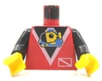 LEGO Figuren Torso Aquazone / gebraucht