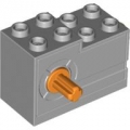 LEGO Motor mit manueller Funktion 2x4x2