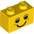 LEGO Stein 1x2x1 bedruckt